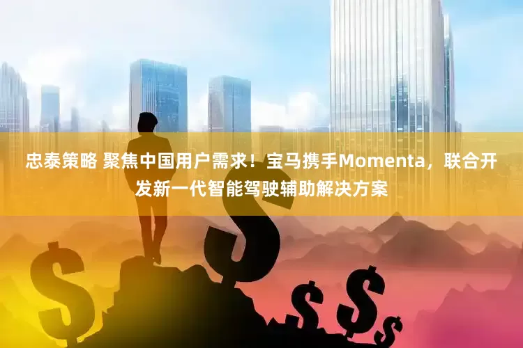 忠泰策略 聚焦中国用户需求！宝马携手Momenta，联合开发新一代智能驾驶辅助解决方案